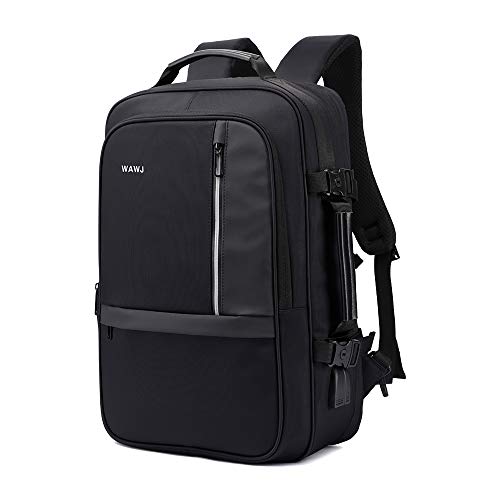 WAWJ 17.3 Pollici Espandibile Antifurto Zaino con Porta USB, Impermeabile...