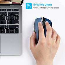 Carica l'immagine nel visualizzatore di Gallery, TECKNET PRO Mouse Senza Fili, 2600DPI, Durata delle batterie di 24 Mesi, Blu