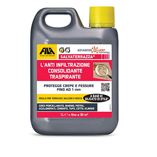 SALVATERRAZZA, Idrorepellente per Terrazzi ed Esterni ad Azione Consolidante...