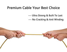 Carica l&#39;immagine nel visualizzatore di Gallery, Asmuse Cavo Chitarra 3M Spirale Slient Jack Basso con 6.35mm Giallo-3m - Ilgrandebazar