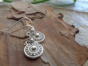✿ ORECCHINI RONDELLE MANDALA NUPSIE ✿ piccoli orecchini a gancio