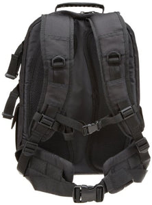 AmazonBasics - Zaino per fotocamera reflex/laptop, colore Nero/Arancia