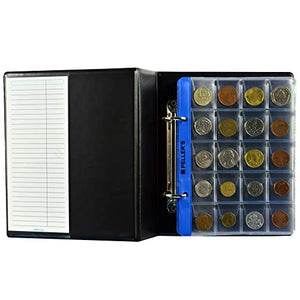 PELLER'S AS160 Album per la Collezione, 160 Tasche Monete Piccole e... - Ilgrandebazar