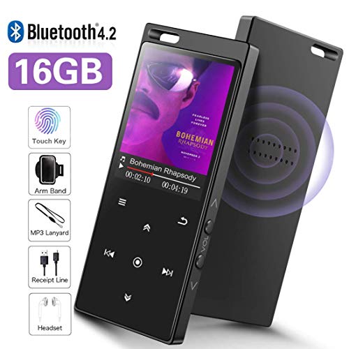 Lettore MP3 da 16 GB con Bluetooth 4.2, SUPEREYE Audio digitale portatile...