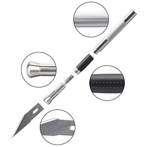 Gafild cutter di precisione set, 2 Manici e 80 Lame Ricambio lame bisturi... - Ilgrandebazar