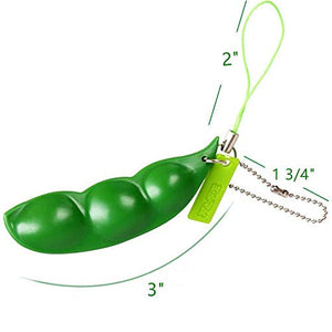 Rmeet Portachiavi Antistress,3 Pack Spremere Fagiolo Agitarsi 3 - Ilgrandebazar