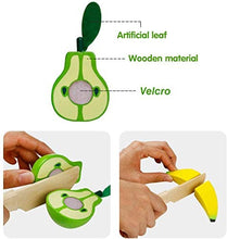 Carica l'immagine nel visualizzatore di Gallery, jerryvon Giochi in Legno Taglio Frutta Verdura Bambini Legno Montessori Educativo Giocattoli di Taglio Regalo Perfetto per Bambini 3 4 5 anni Accessori Cucina 21 Pezzi