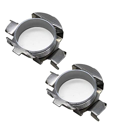 KOOMTOOM Supporti adattatori H7 in metallo aggiornati Fermi per lampadina a...