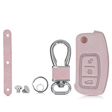 Carica l'immagine nel visualizzatore di Gallery, kwmobile Cover Copri-Chiave Compatibile con Ford 3 Tasti oro rosa