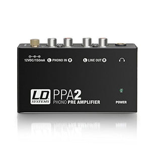 LD Systems ldppa2 – ppa2 preamplificatore/equalizzatore RIAA per giradischi