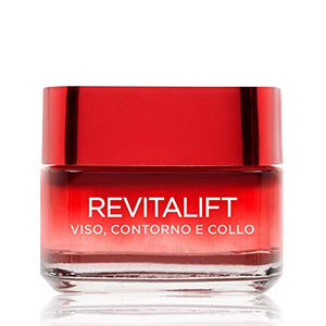 L'Oréal Paris Revitalift Crema Viso Antirughe Contorno e Collo Rimagliante... - Ilgrandebazar