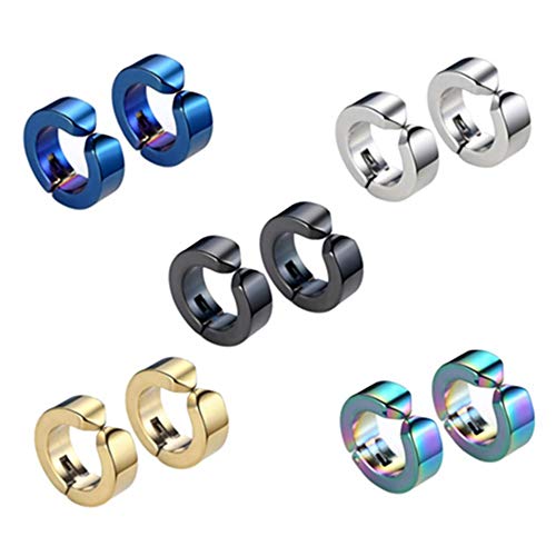 Orecchino Magnetico Con Cerchio Di Cristallo Rosa Da 6 Mm | Disponibile - Foto 12