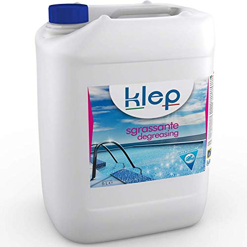 KLEP - SGRASSANTE Liquido per Trattamento Liner E Bordi Piscina E 5 Litri, -