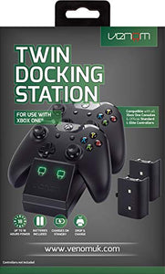 Venom Twin Docking Station da XBOX One - Base di Ricarica per 2 Black