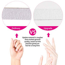 Carica l&#39;immagine nel visualizzatore di Gallery, Lime unghie, URAQT 15 Pezzi Set Lima Per Unghie Gel, Lavabile a Doppia Faccia, per manicure e nail art in gel acrilico. Dimensioni grana 100/180