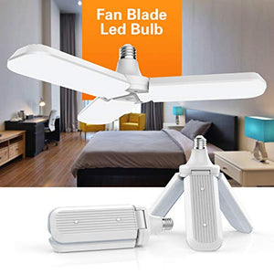 Gezee Fan blade shape LED Lampadine, 45W (4500 Lumen), 6500K Bianco...