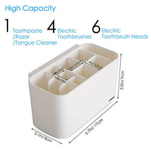 Carica l&#39;immagine nel visualizzatore di Gallery, CORNERIA Portaspazzolino - Porta spazzolino da Muro per Il Bagno - Supporto...