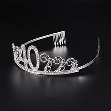 Carica l&#39;immagine nel visualizzatore di Gallery, Rhinestone di cristallo Tiara compleanno Princess Crowns Pettini per... - Ilgrandebazar