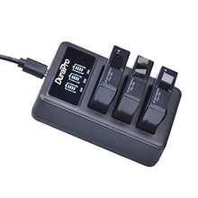 Carica l&#39;immagine nel visualizzatore di Gallery, DuraPro - Batteria AZ16-1 1400 mAh + LED 3 slot USB Charger per Xiaomi YI...