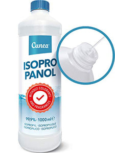 Alcool Isopropilico Puro al 99.9% Isopropanolo Detergente - IPA 1000ml –