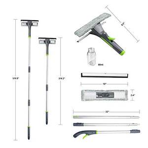 AmazonBasics - Tergivetro estensibile per finestre, con spruzzino - Ilgrandebazar