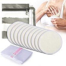 Carica l&#39;immagine nel visualizzatore di Gallery, Coppette Assorbilatte Lavabili in Bambù 12cm/10pcs, Momcozy Copri 12cm