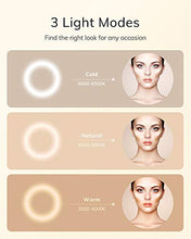 Carica l&#39;immagine nel visualizzatore di Gallery, AEVO 10X Specchio Ingranditore per Trucco con 30 Luci LED, 3 Modalità di...