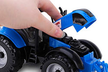 Carica l'immagine nel visualizzatore di Gallery, Trattore agricolo motorizzato con attrito 22cm x 12cm ToylandⓇ Cofano Blu