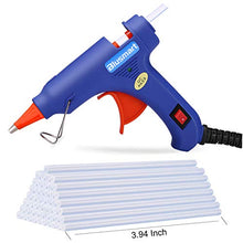 Carica l&#39;immagine nel visualizzatore di Gallery, Blusmart Mini Pistola per colla a caldo con 25 Bastoncini di colla, Blu