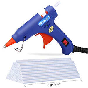 Blusmart Mini Pistola per colla a caldo con 25 Bastoncini di colla, Blu