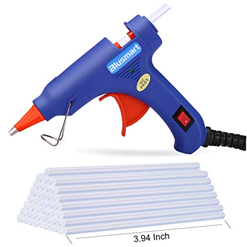 Blusmart Mini Pistola per colla a caldo con 25 Bastoncini di colla, 20-watt,... - Ilgrandebazar