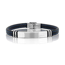 Carica l&#39;immagine nel visualizzatore di Gallery, BREIL - Bracciale Uomo Savage - Cinturino in Acciaio e Silicone - Nero - Ilgrandebazar