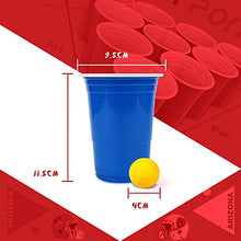 Carica l&#39;immagine nel visualizzatore di Gallery, Bicchieri di birra Pong, 100 American Beer Pong tazze 100 Tazze + 10 Palline - Ilgrandebazar