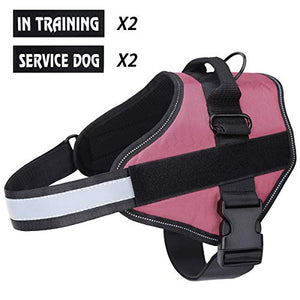 Imbracatura per Cani Traspirante Senza M: collo 16,5 "-21" (42-53 cm), Rosa