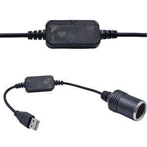 USB a maschio a 12 V auto presa accendisigari femmina convertitore - Ilgrandebazar