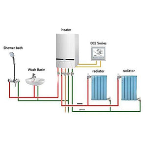 BECA serie 002 3/16A Riscaldamento della caldaia, Completamente Nero(wifi) - Ilgrandebazar
