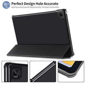 IVSO Custodia Cover per Samsung Galaxy Tab S6 Lite, Slim Smart Nero