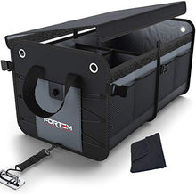 Carica l&#39;immagine nel visualizzatore di Gallery, FORTEM Organizer Bagagliaio Auto, Borsa Cofano 2 SCOMPARTI, GRIGIO - Ilgrandebazar
