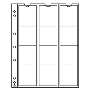 Leuchtturm 315584 coin sheets NUMIS, 12 pockets up to 44 mm Ø - Ilgrandebazar