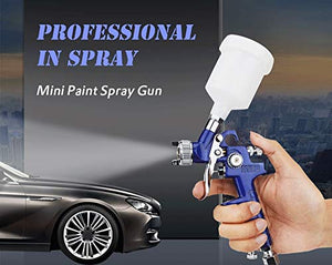 Pistola spray per vernice HVLP da 1,0 mm a spruzzo 120 ml Pistola...