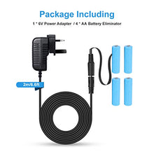 Carica l&#39;immagine nel visualizzatore di Gallery, AIEVE - 6V 4 x AA Alimentatore per adattatore eliminatore batteria Nero