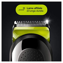 Carica l'immagine nel visualizzatore di Gallery, Braun Tutto-In-Uno MGK3221 Regolabarba Uomo, Tagliacapelli, Lame Affilate,...