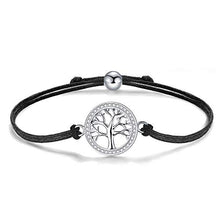 Carica l&#39;immagine nel visualizzatore di Gallery, J.Endéar Albero Della vita Braccialetti Donna, Vero Argento 925 Bracciale... - Ilgrandebazar