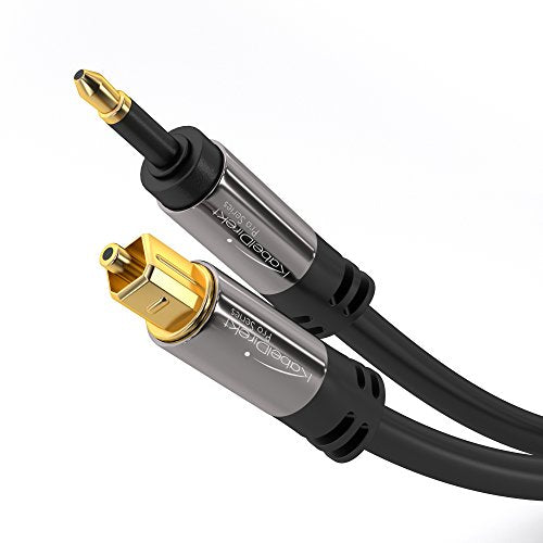 KabelDirekt 1,5m Cavo Mini TOSLINK, (Audio Ottico Digitale Connettore 1.5M