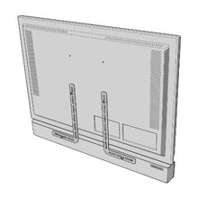Carica l&#39;immagine nel visualizzatore di Gallery, Meliconi 480514 BA Supporto per Sound Bar 1000, Nero - Ilgrandebazar