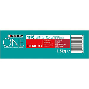 Purina One Bifensis Crocchette Gatto Sterilcat Ricco in Manzo e Frumento,...