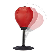 Carica l&#39;immagine nel visualizzatore di Gallery, Relaxdays 10022328 Punching Ball da Tavolo Pera Boxe Scrivania Punch Ball...