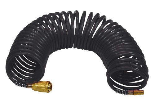 STANLEY 8221577STN Tubo Spiralato 10 Metri Attacco Rapido, Nero 10