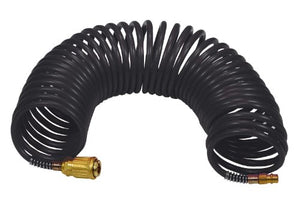 STANLEY 8221577STN Tubo Spiralato 10 Metri Attacco Rapido, Nero 10