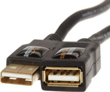 Carica l'immagine nel visualizzatore di Gallery, AmazonBasics - Cavo prolunga USB 2.0 A maschio - A femmina, 2 m